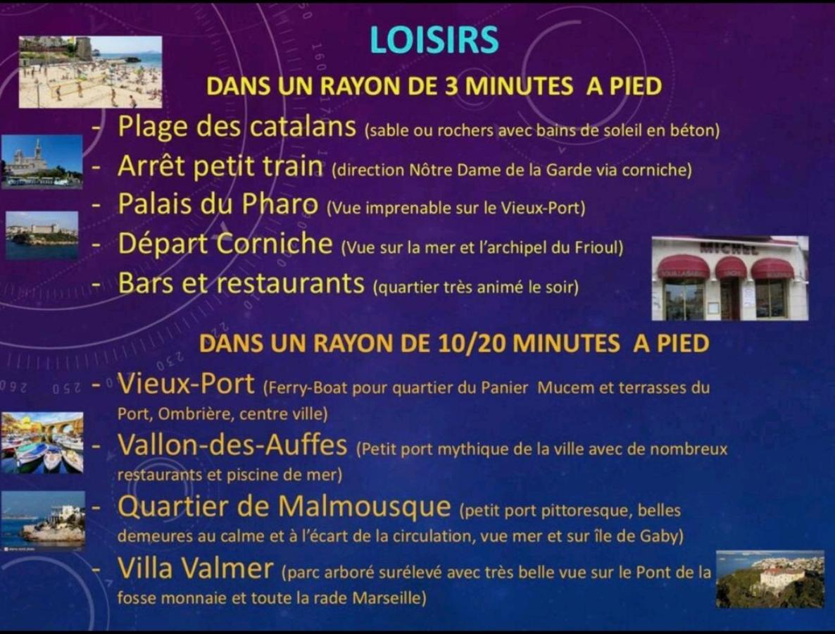 Pied A Terre Strategique Apartment Marseille Luaran gambar