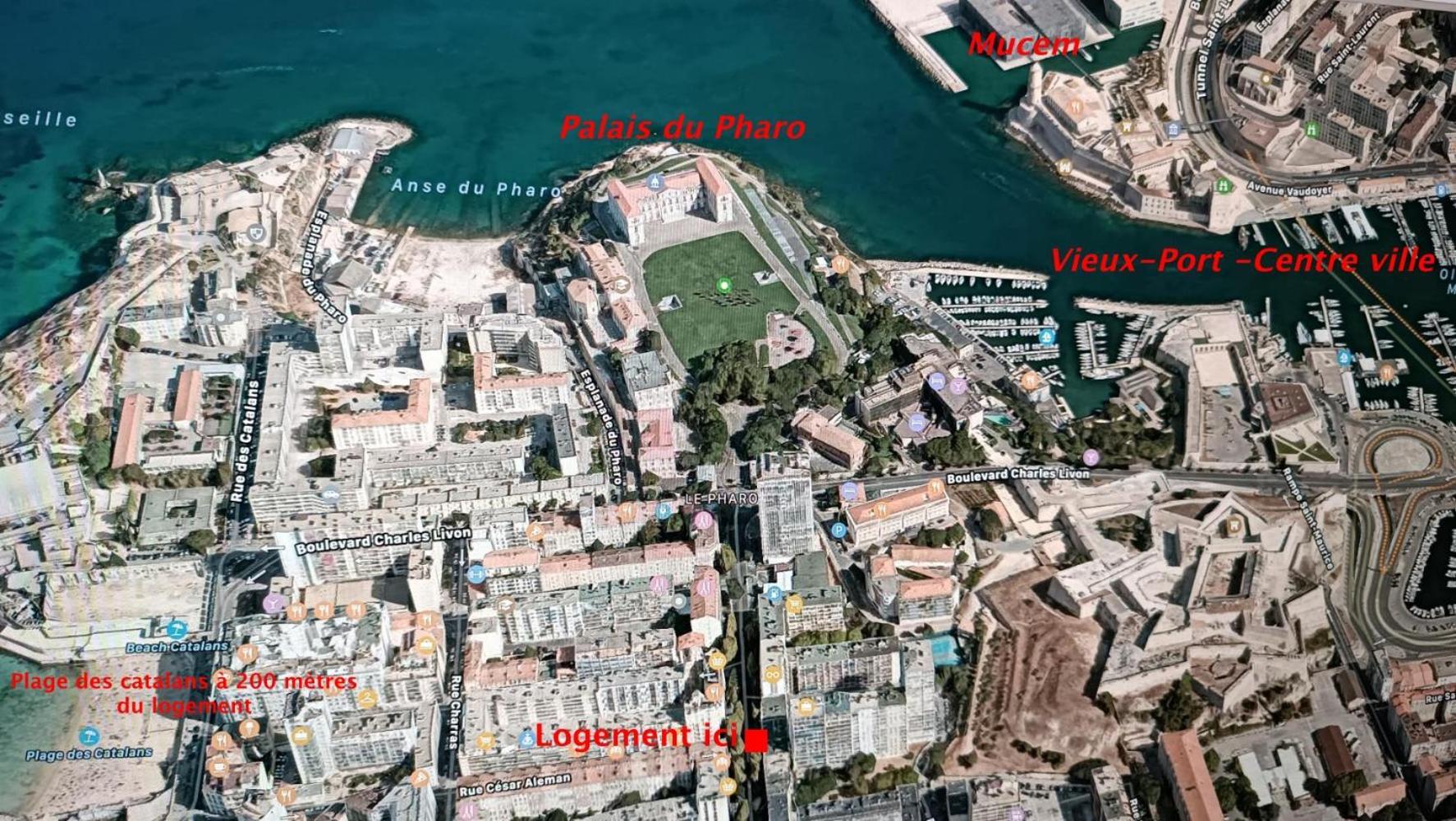 Pied A Terre Strategique Apartment Marseille Luaran gambar